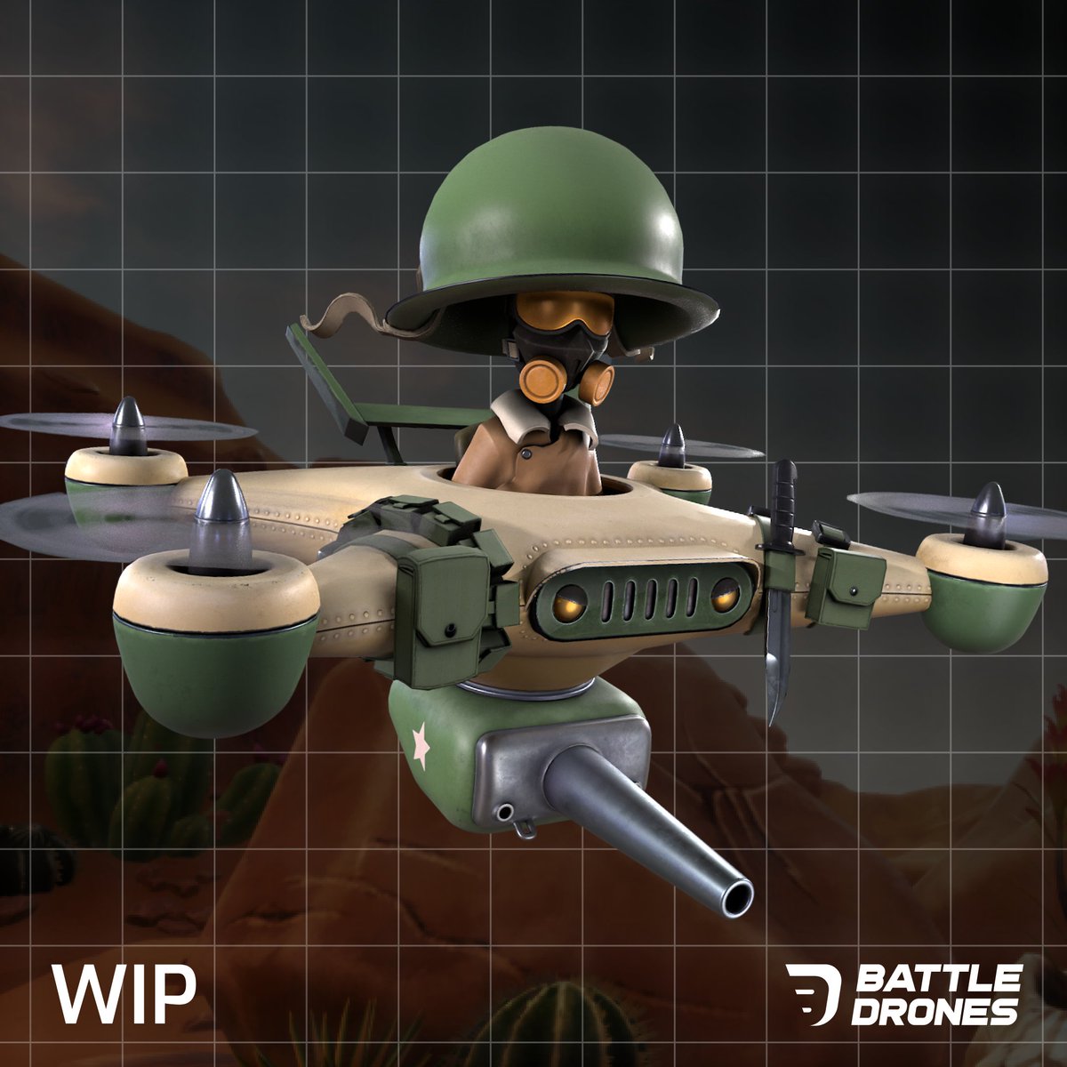 battledrones_io's tweet photo. 🛠️ 3D REVEAL

Check out this transformation from 2D to 3D! 

As per our roadmap, all 3D assets are being prepared for the game, with some designs getting an UPGRADE! 🔎

How will you choose to customise your drone?
#BattleDrones #Solana #NFT #P2E https://t.co/8OHljbx0Je