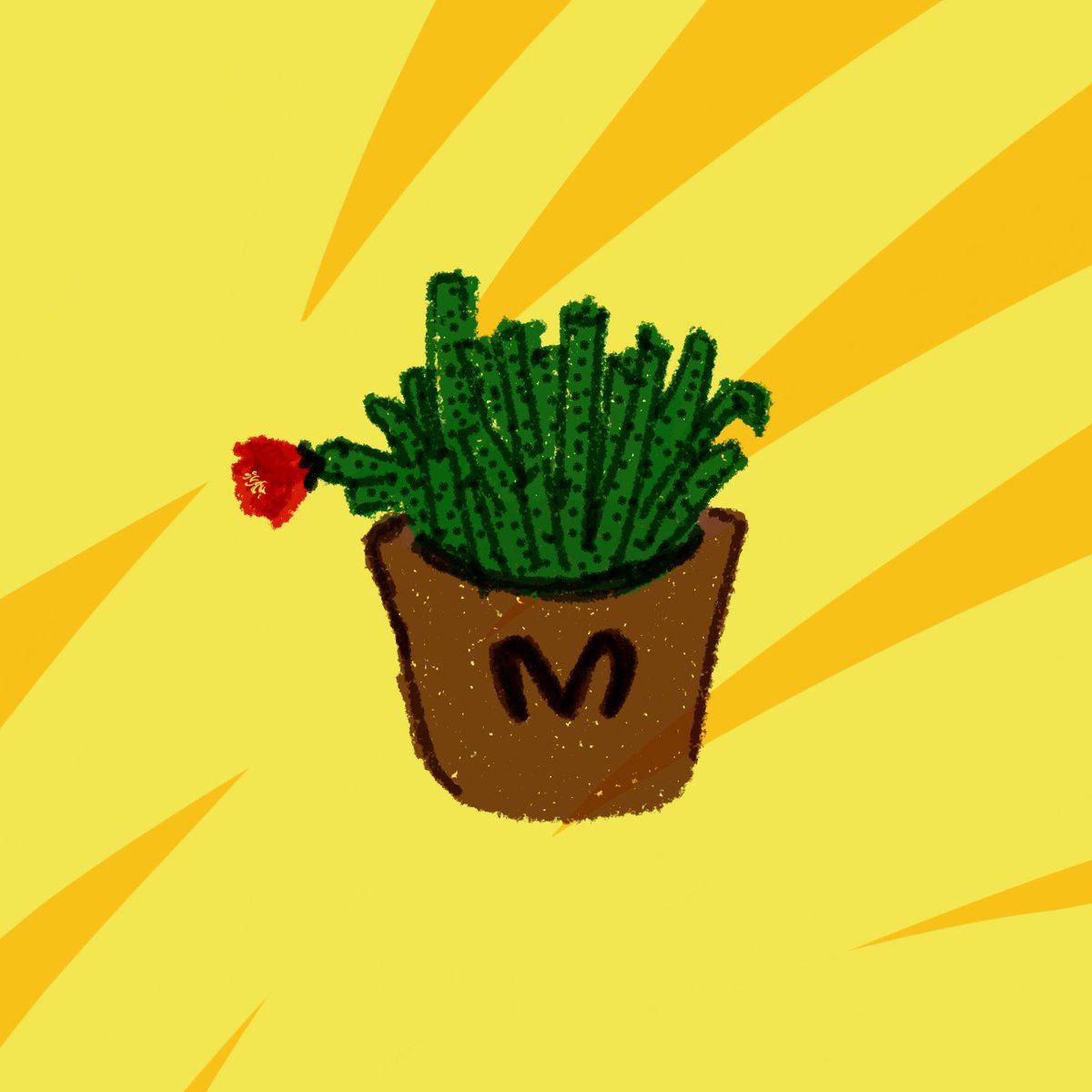 independentarea's tweet photo. 57. French fries (Flora from extraterrestrial)

Check out this item on OpenSea https://t.co/6J6QtaoTUX 

#NFT #NFTProject #NFTCommumity #nftcollectors #NFTdrops #NFTTHAILAND #DigitalArtist https://t.co/aTDp7HSABO