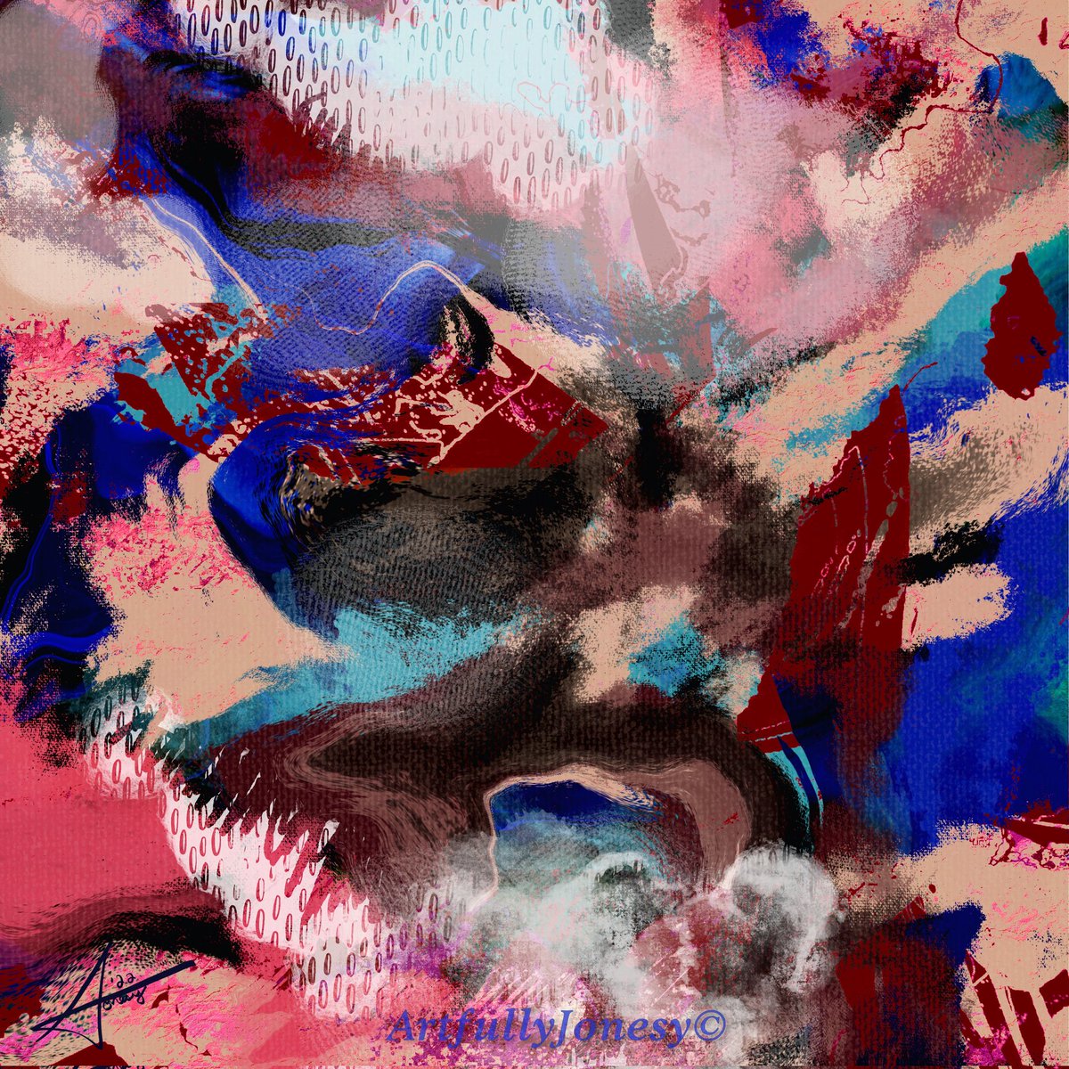 ArtfullyJonesy's tweet photo. "The Mourning After" by @ArtfullyJonesy 
I think we can all relate to this feeling right about now. #retweet if you feel me!
#abstractartwork #colorful #techpressionism #digitalart #art https://t.co/lUQe8tCuNd
