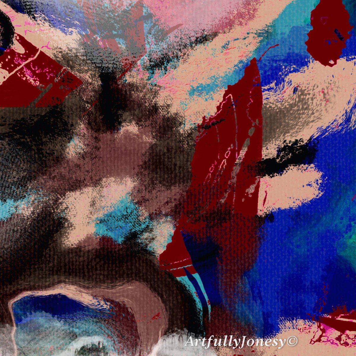 ArtfullyJonesy's tweet photo. "The Mourning After" by @ArtfullyJonesy 
I think we can all relate to this feeling right about now. #retweet if you feel me!
#abstractartwork #colorful #techpressionism #digitalart #art https://t.co/lUQe8tCuNd