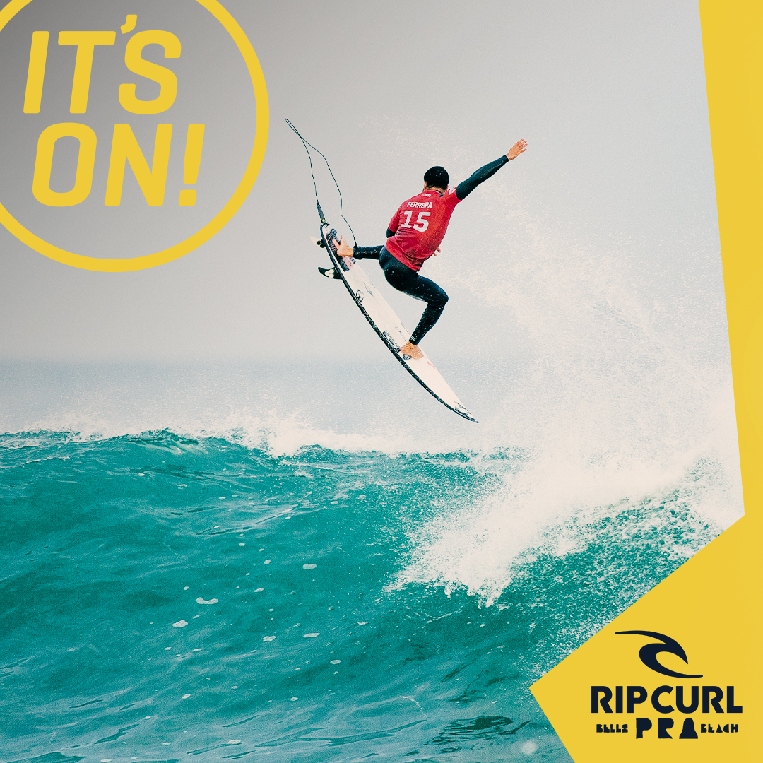 wsl's tweet photo. The Rip Curl Pro Bells Beach is ON!
Watch the Men's Quarterfinals live on https://t.co/ie0ZfNdmHw.
@ripcurl @melbourne https://t.co/mcmN39LFGU