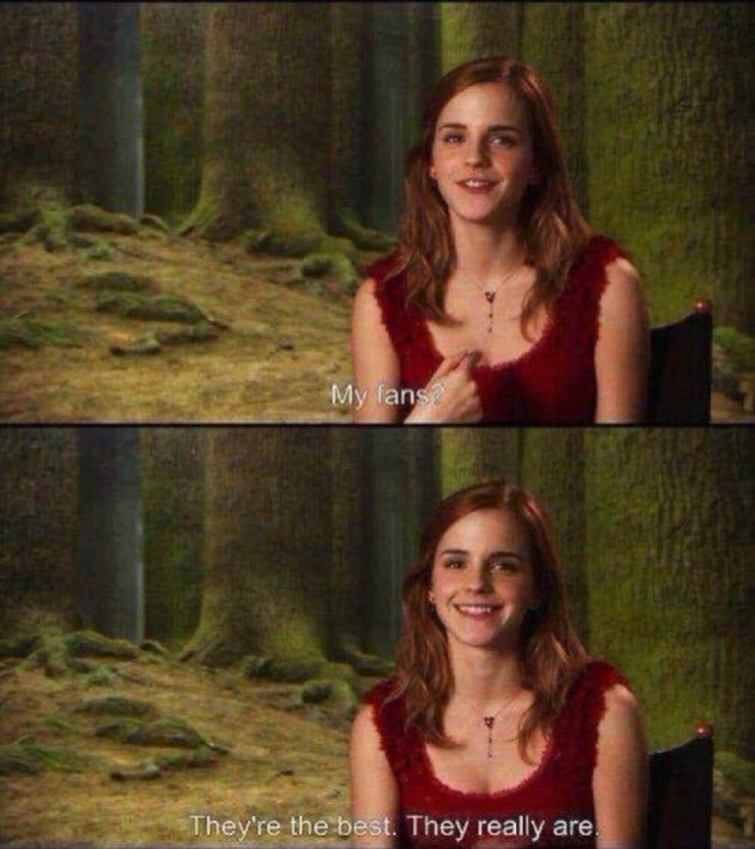 'My fans? They're the best. They really are.'

#HappyBirthdayEmmaWatson