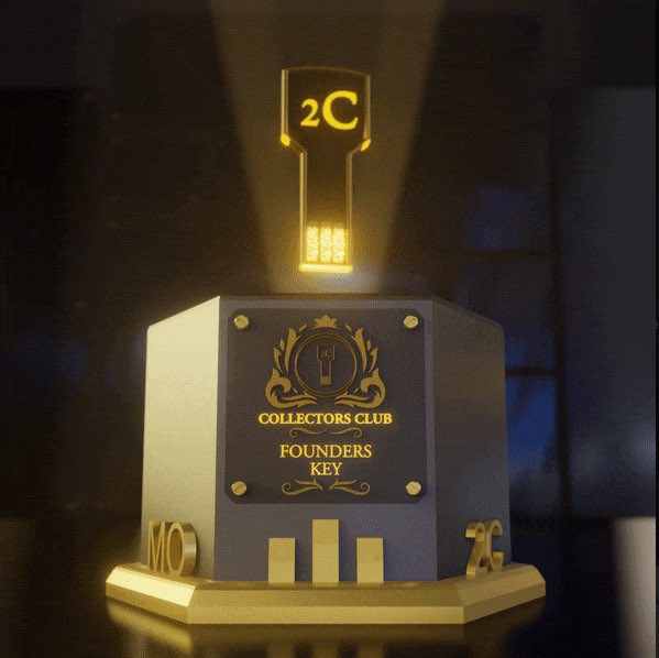 knftworld's tweet photo. A beautiful key that opens doors to great opportunities!! @collectorsclub7 

Public mint starts April 16th 3pm EST.

#2ckey #collectorsclub https://t.co/OaQxIFdX3l