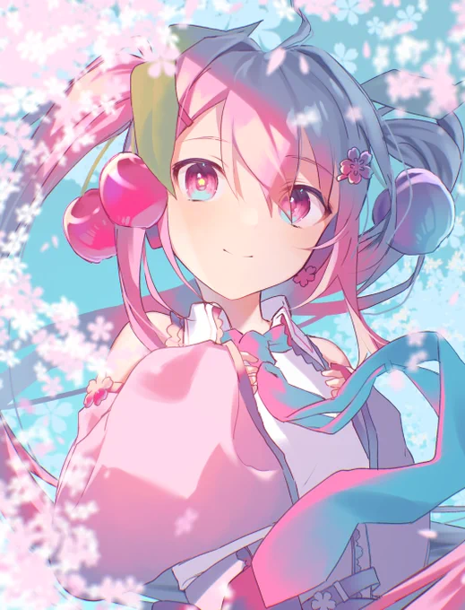 こんにちは、#桜ミク 