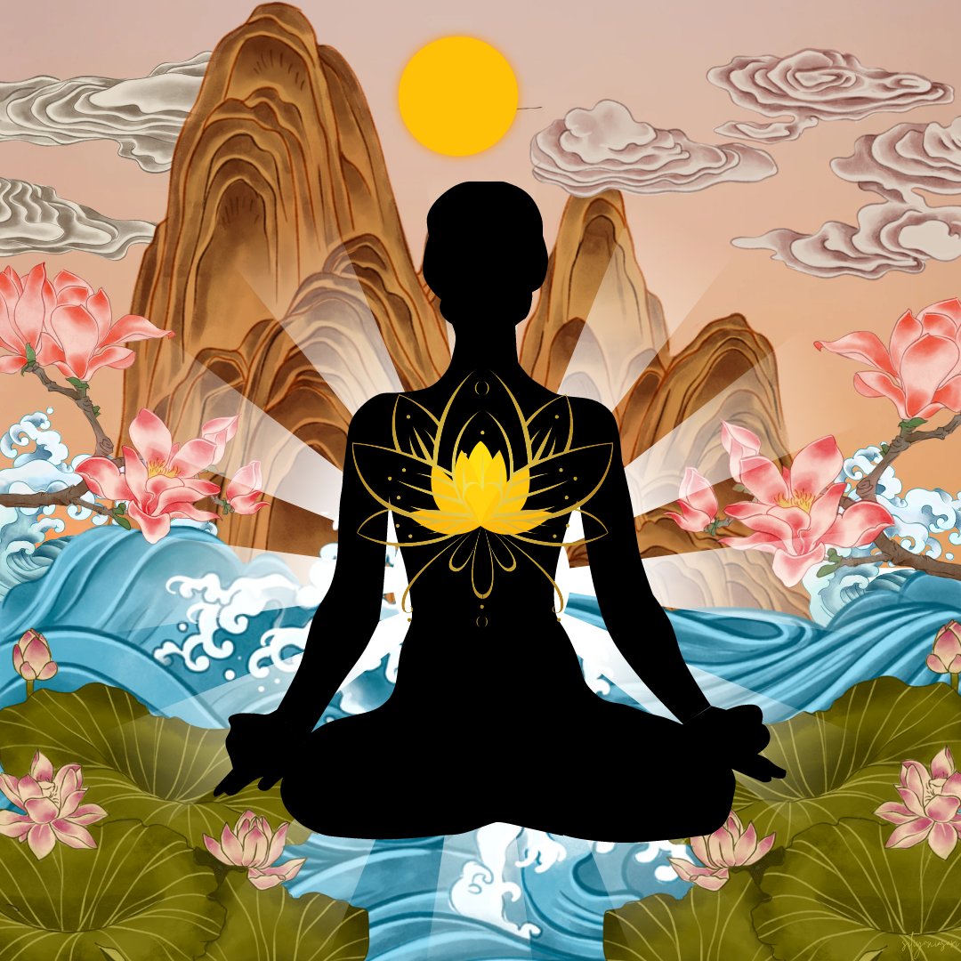 sofyan_shary's tweet photo. Theme : Zen 🪷 #canvadesignchallenge https://t.co/vPxWPVJXG7