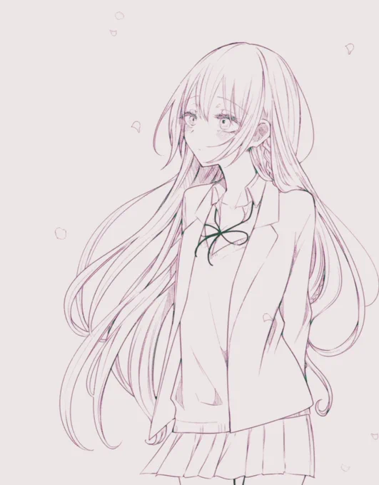 本日21時ごろ一途ビッチちゃん更新します〜!卒業🌸よろしくお願いします!! 