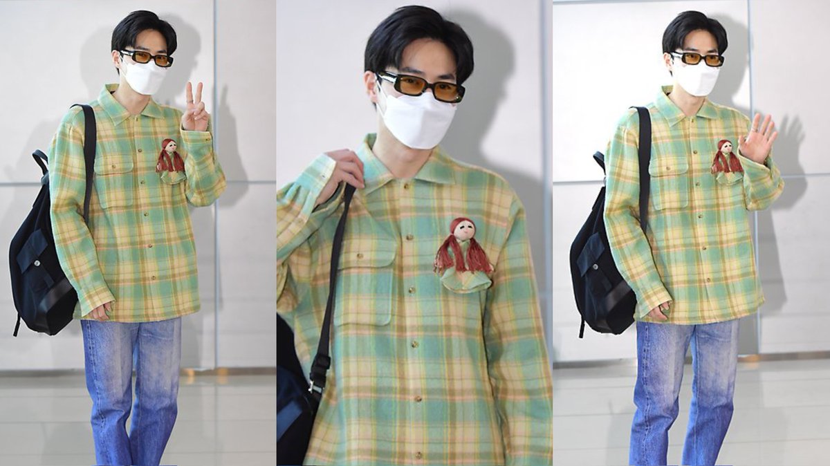indiesh2o's tweet photo. after two years airport fashion king junmyeon kim is back https://t.co/JijMKgOqSl