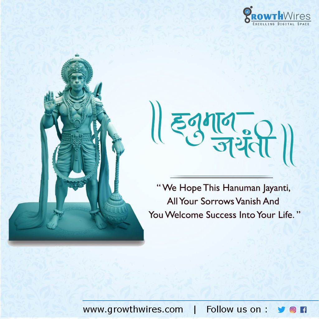 growthwires's tweet photo. Team Growth Wires wishes you all a very Happy Hanuman Jayanti!!! 

https://t.co/DuBstcpJZz
#hanumanjayanti #hanumanjayanti2022 #jaihanuman #bajrangbali #growthwires https://t.co/WbjXYUhBjP