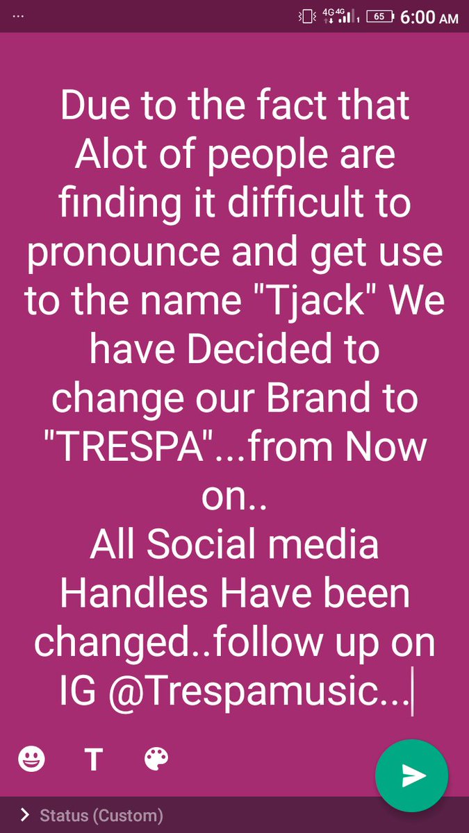 Tjackmusik's tweet photo. Please Guys follow up my New Account @Trespamusic  Na beg I dey beg ooo https://t.co/apQ2fRjs1v