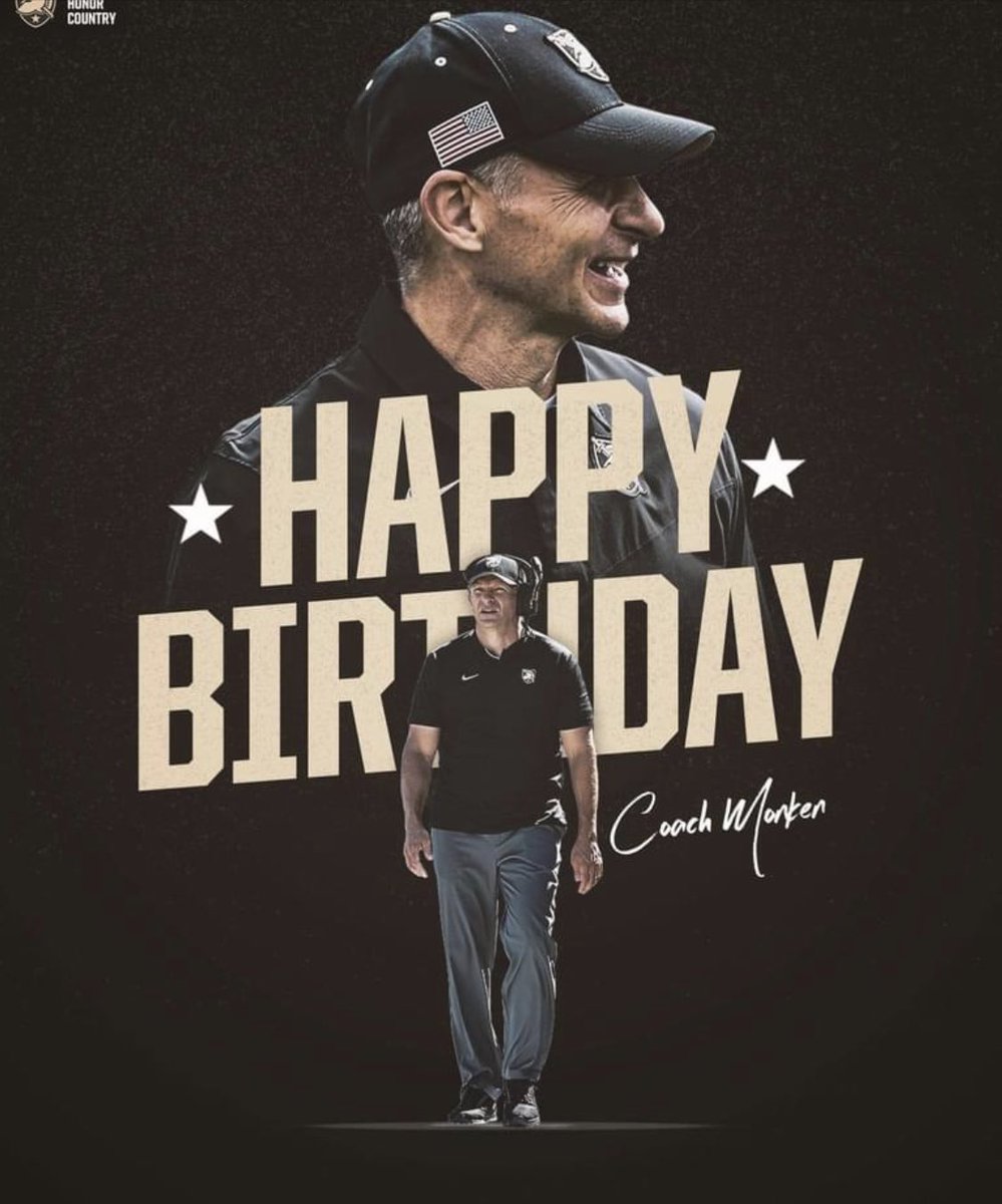 Happy Birthday Coach! <a href="/CoachJeffMonken/">Jeff Monken</a>