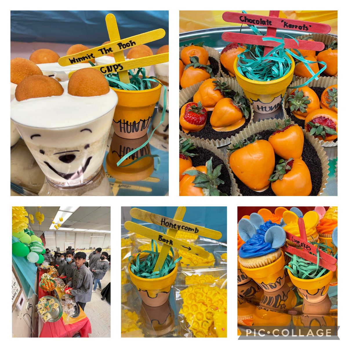 Yu27G's tweet photo. Our CTE Culinary students @PiratesPHS  outdone themselves today. Thanks Ms. Bell for your continuous dedication to our students! Dr. Myrna Morales captured it as “truly enchanting @PUSDSUPT Good luck at upcoming Cooking Up Change competition @KIDHEALTHY #ThisIsCTE #WeArePUSD https://t.co/pnMA04DiaG