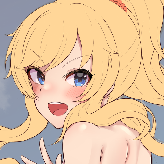 すっごくかわいく顔を描けました。 