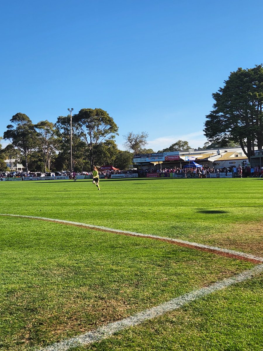 Big crowd at Phillip Island v Kilcunda Bass in the West Gippsland League at Phillip Island