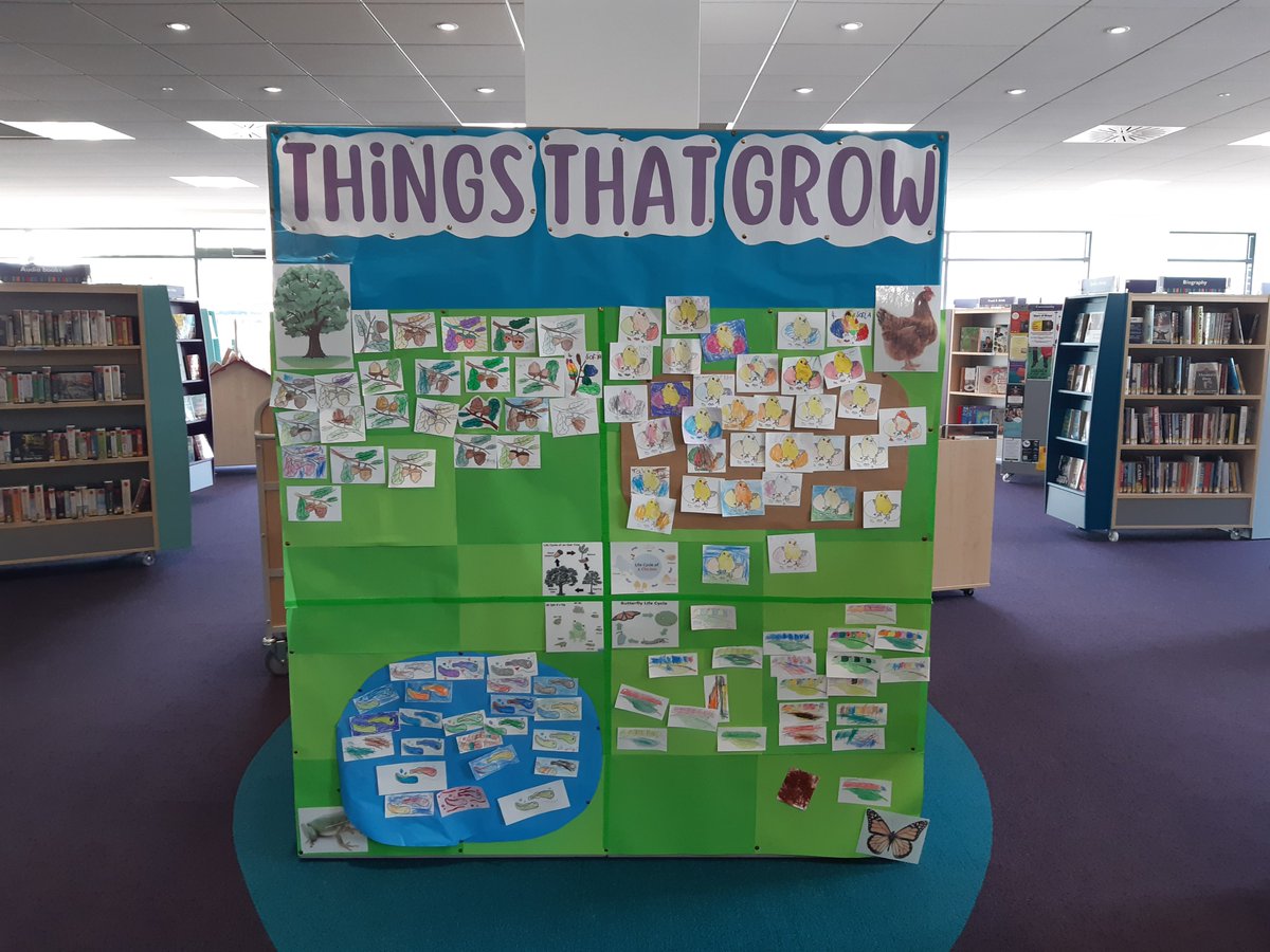 HorleyLibrary's tweet photo. We are so chuffed with all the lovely "babies" added to our #ThingsThatGrow notice board!
With the Surrey #EasterHolidays coming to an end, today is your LAST CHANCE to add your - and to do other #ColouringIn and our #TreasureHunt !
@SurreyLibraries https://t.co/3JGbkZyKsZ