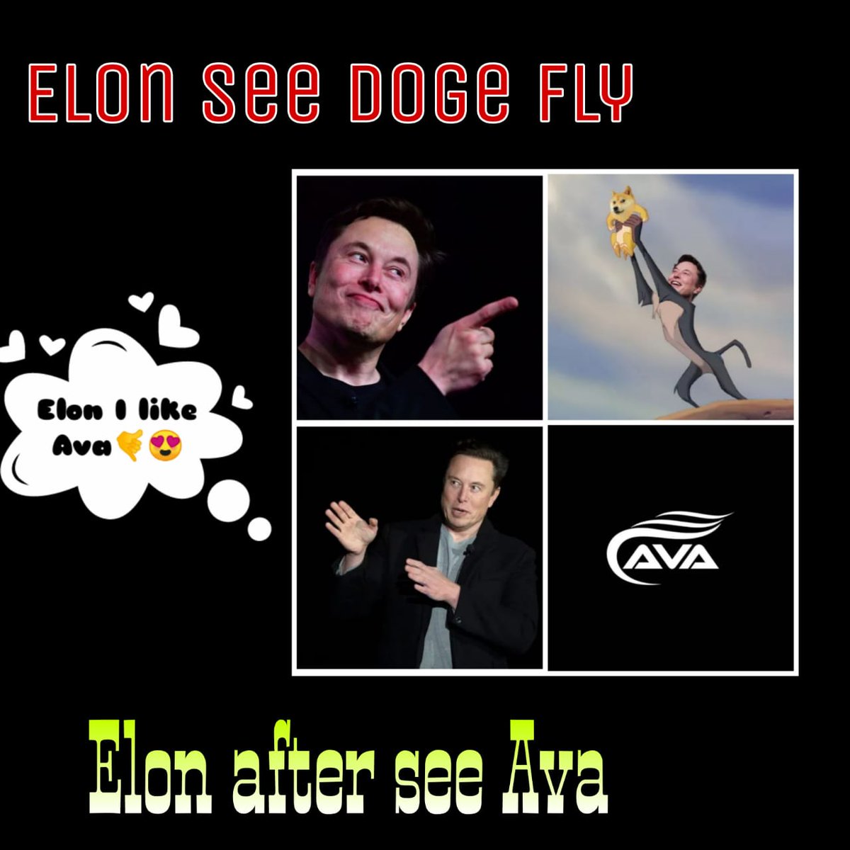Ava_finance's tweet photo. I like meme😍😍
#AvaFinance #meme #Elon
#MATIC https://t.co/VPeHf3XlBz