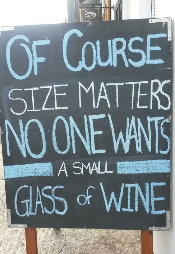 winewankers's tweet photo. What's the point of a small glass of wine? #wine https://t.co/AatnGkp8Z5