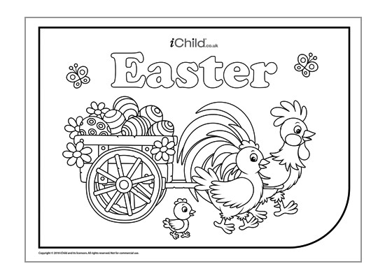 iChildUK's tweet photo. Which comes first, the chicken or the egg? In our picture - it's definitely the chicken. Children can enjoy colouring it in. Happy #Easter! 
https://t.co/JFygyYd1ZV 
#Easterholidays iChildActivity #iChild https://t.co/OoM0w0Vzr7