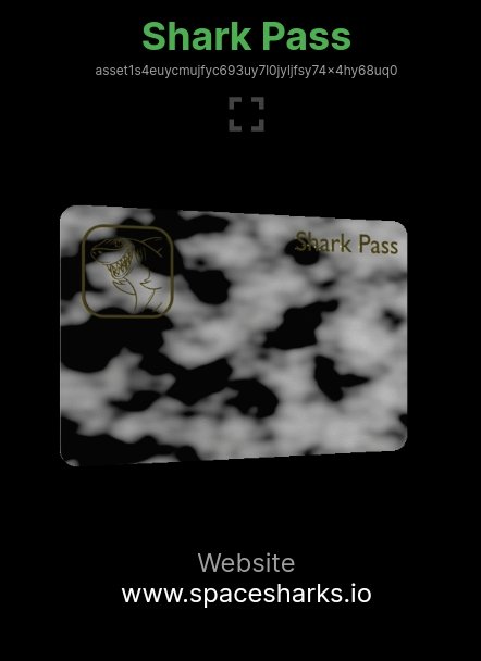 JigaCnft's tweet photo. Got this awesome sharkpass from @SpaceSharkCNFT ! Only 420 sharkpass are mintable as of now, holders are rewarded 50% of the royalty on all spaceshark collection. Awesome right? Come join us on discord, dont get left behind! LFG!! 🔥🔥

https://t.co/CZw92p8LME https://t.co/FShixNyV6x