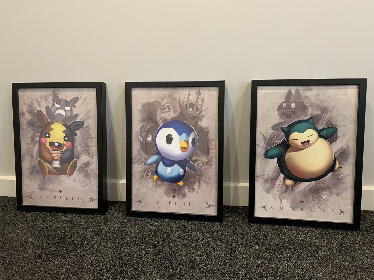 Finally framed my pieces from <a href="/MelvinChanart/">Melvin Chan</a> that I picked up at <a href="/SupanovaExpo/">Supanova Comic Con & Gaming 💥</a>! Regretting not buying more! Now to display them somewhere 🥳🤗
#art #pokemon #PokemonLegendsArceus #smallstreamer #SmallStreamerCommunity #gaming