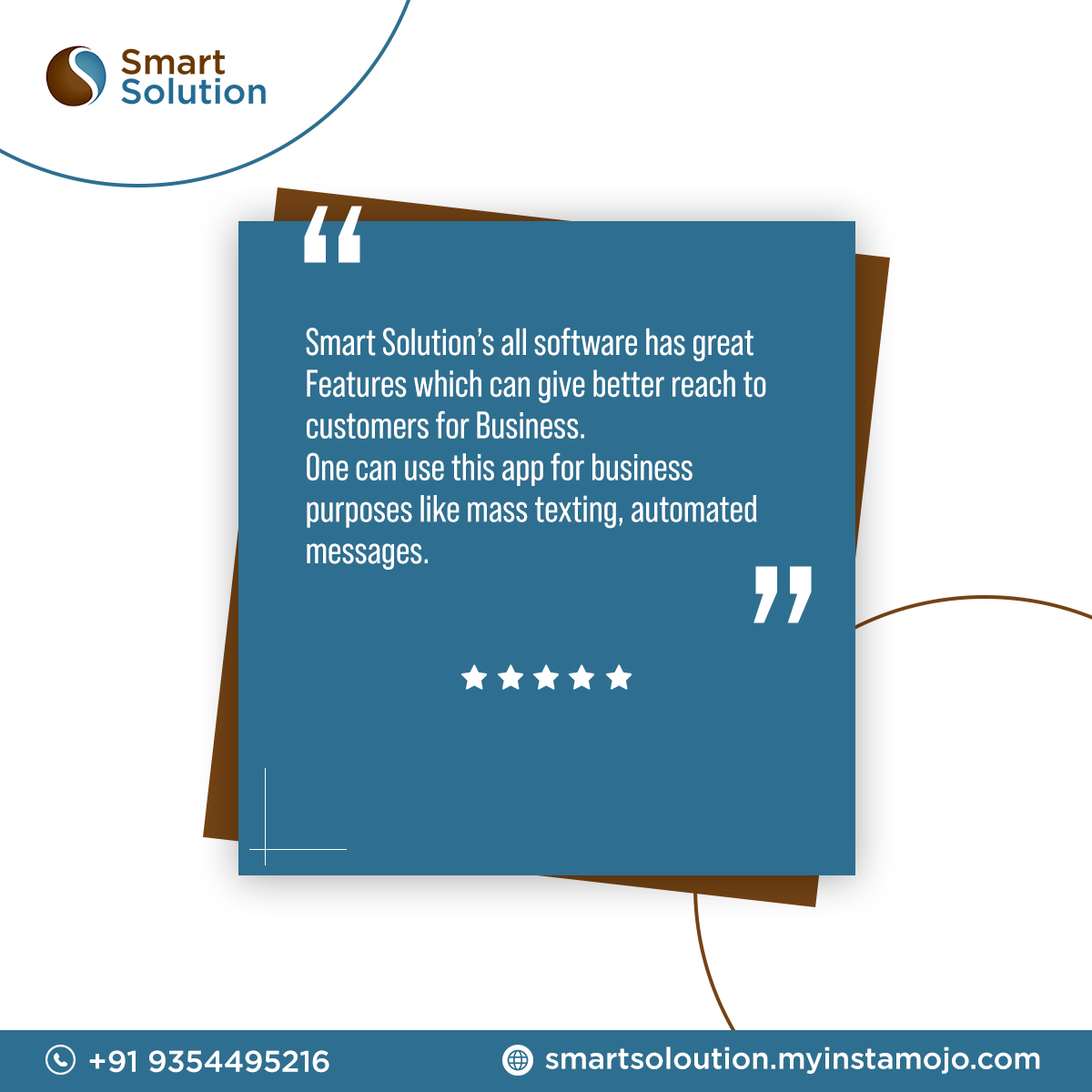 wp_software's tweet photo. Not sure about our products? Hear it from one of our clients who were deeply satisfied with what our products enabled them to achieve in their business!
#SmartSolution #WhatsAppSoftware #JustDial https://t.co/G5tV0gXD0C