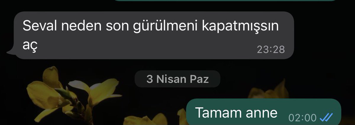 Annemin son görülmemi kapatmama izin vermeyişi ncmsmxmsmz