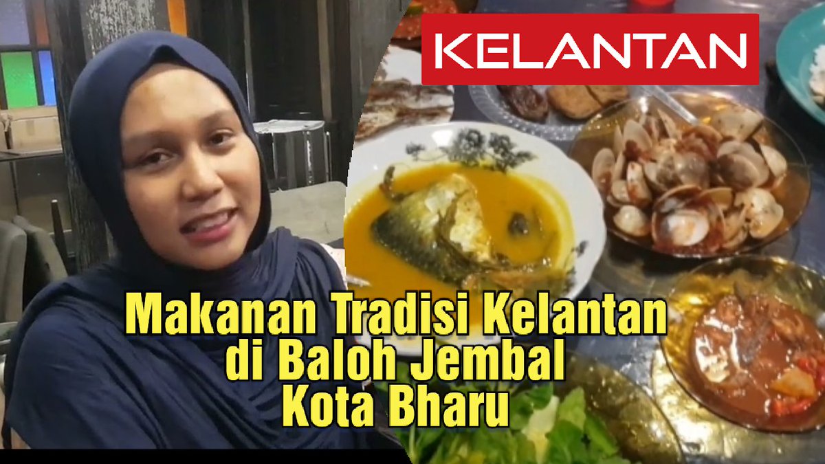 ChannelAkok's tweet photo. https://t.co/SwxzlZ4qrV

#balohjembal
#makanantradisikelantan
#ramadan
#ramadhan
#kotabharukelantan

Makanan Tradisi Kelantan di Baloh Jembal | Ramadan | Kota Bharu | Kelantan #promotekelantan

Baloh Jembal
Kota Bharu, Kelantan
Tel: 014-6399101

Sila tonton dan subscribe. https://t.co/I2oA2ygWNX