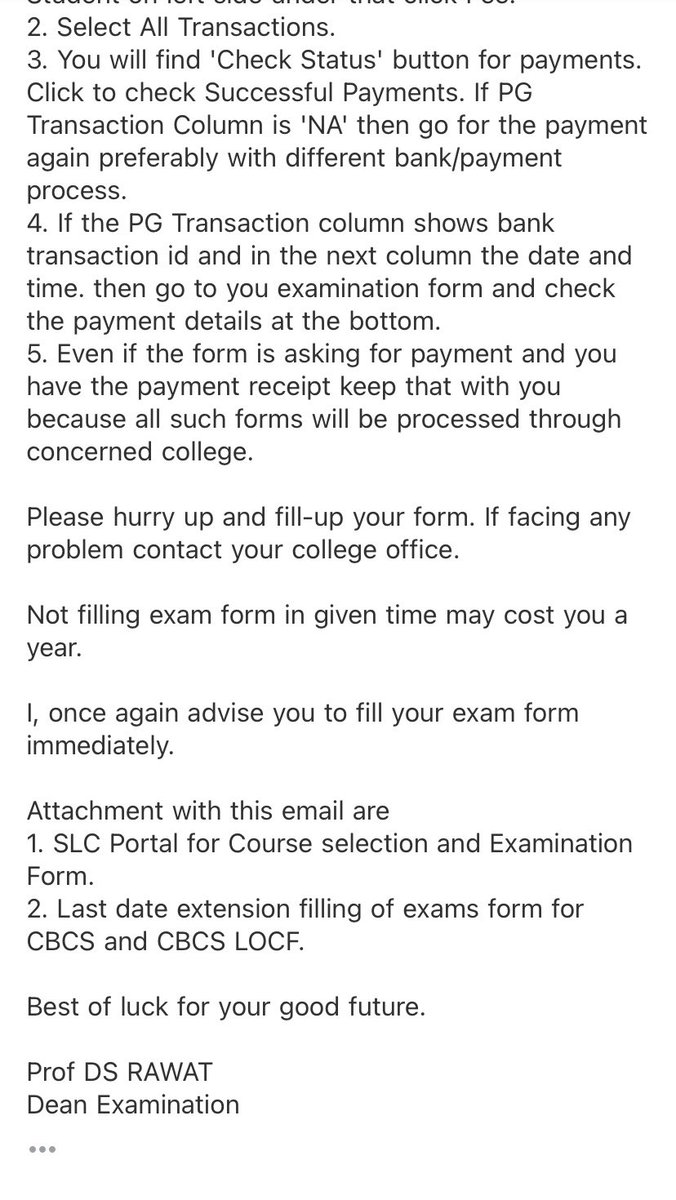 I don’t think making a hue and cry for OBE is making any difference. Here’s an email that <a href="/UnivofDelhi/">University of Delhi</a> just sent us!
Nothing is making sense anymore. 😑

#OBE 
#DUStudentsWantOBE 
#OBEforallSemestersInDU