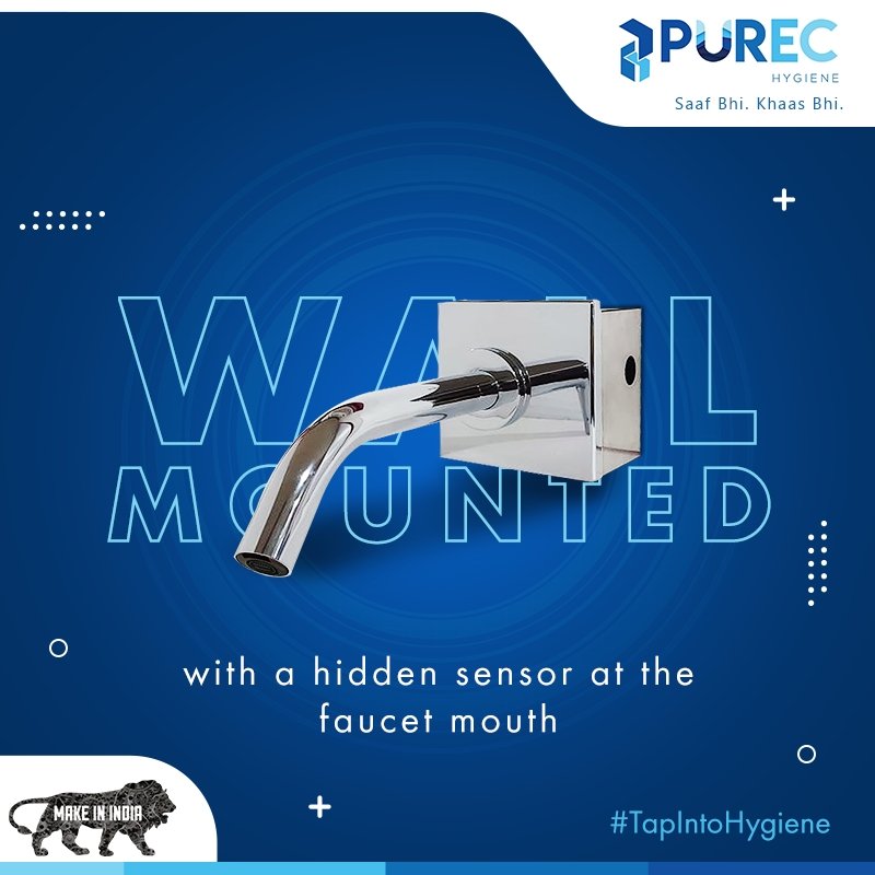 purechygiene's tweet photo. Purec’s sensor taps come in a wide and attractive range of shapes and types, giving you the choice to pick your favorite. 
.
. 
#PurecHygiene #Hygiene #SensorTap #TapIntoHygiene https://t.co/6n4vtXCH50