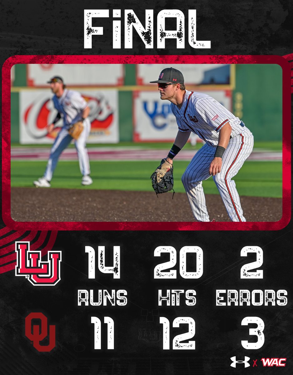 ICYMI: Cardinals score 14 runs on 20 hits to defeat Oklahoma as Douthit picks up his fifth win of the season. #WeAreLU