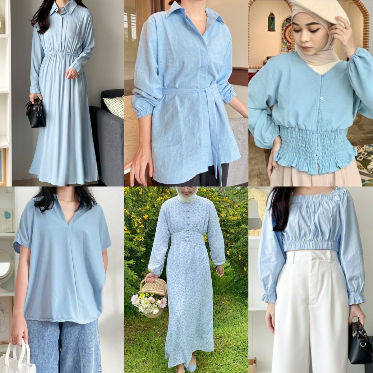 checkstuffz's tweet image. blue outfit ideas 

- a thread -