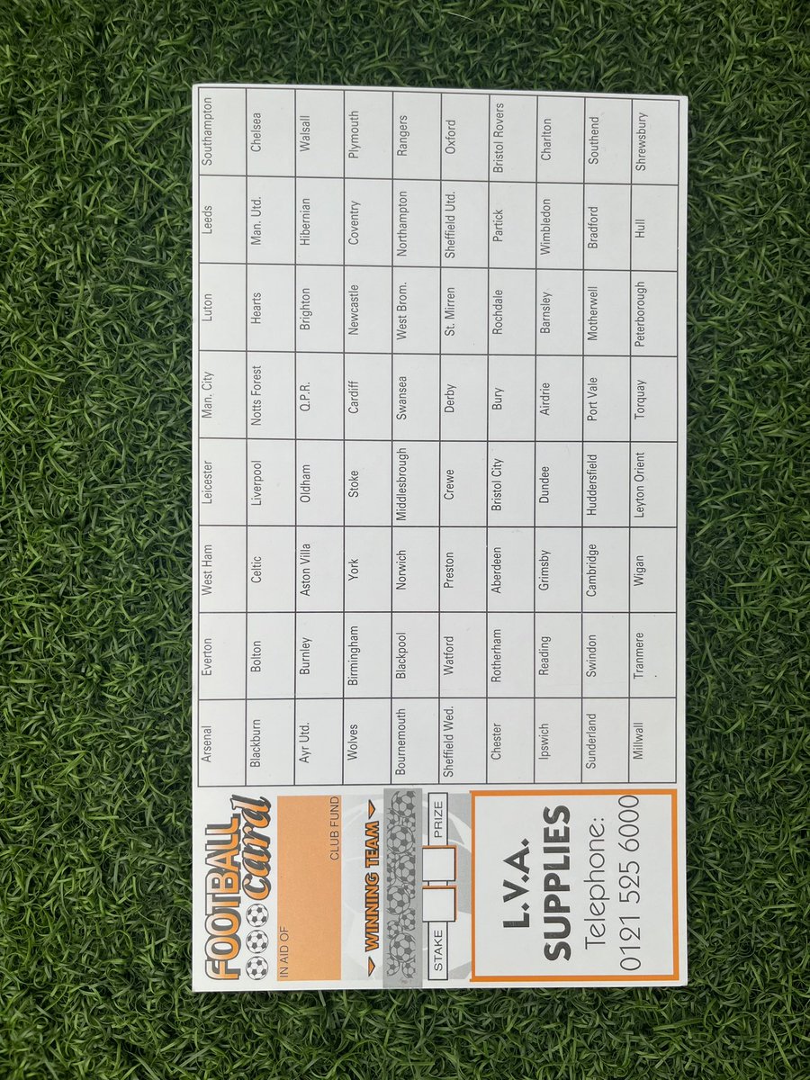 Linthwaite FC (@linthwaitejfc) on Twitter photo ππ€Be in with a chance to win a football, signed by the promotion pushing <a href="/htafc/">Huddersfield Town</a> team.ππ€
π Β£5 a team π
β½οΈSubmit your team in the comments below & the club will contact you to confirm your team and payment.β½οΈ
Good Luck! π
#htafc #winner #ball #football #huddersfield ππ€Be in with a chance to win a football, signed by the promotion pushing <a href="/htafc/">Huddersfield Town</a> team.ππ€
π Β£5 a team π
β½οΈSubmit your team in the comments below & the club will contact you to confirm your team and payment.β½οΈ
Good Luck! π
#htafc #winner #ball #football #huddersfield