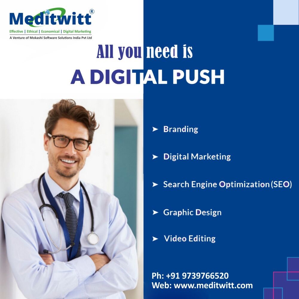 MeditwittIndia's tweet photo. All you need is a digital push. Our mission is to support the healthcare industry and enhance the intelligence, expertise of healthcare digital marketing.

Call us today

📞 9739766520
🌐https://t.co/deKXa6oHHL
📩info@meditwitt.com

#digitalmarketing #hospitalmarketing #localseo https://t.co/6qUiRJdXuW