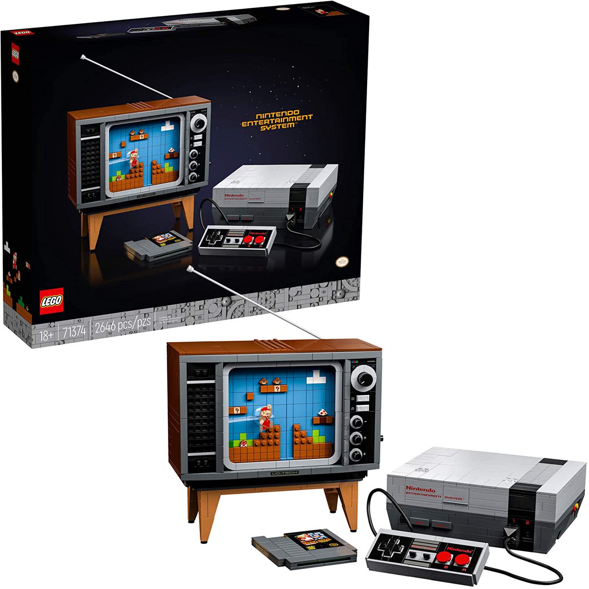 TechFindery's tweet image. Woah woah woah...definitely just ordered one of these for myself! Probably the coolest #Lego set I've EVER come across! An original #nintendo console that connect to a retro tv...AND THE SCREEN MOVES!

amzn.to/3OjCFXl

#SuperMario #SuperMarioWorld #LegoCollectible