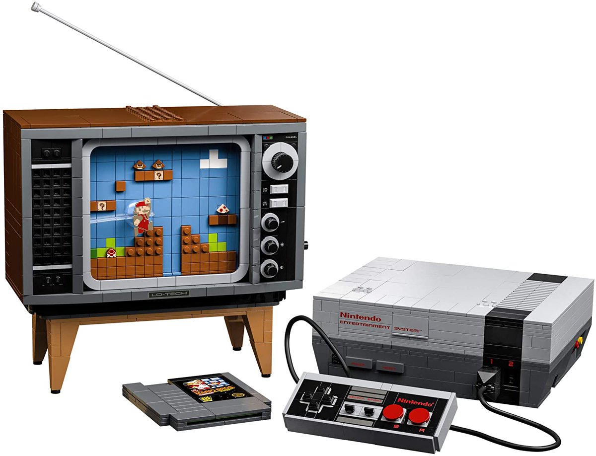 TechFindery's tweet image. Woah woah woah...definitely just ordered one of these for myself! Probably the coolest #Lego set I've EVER come across! An original #nintendo console that connect to a retro tv...AND THE SCREEN MOVES!

amzn.to/3OjCFXl

#SuperMario #SuperMarioWorld #LegoCollectible
