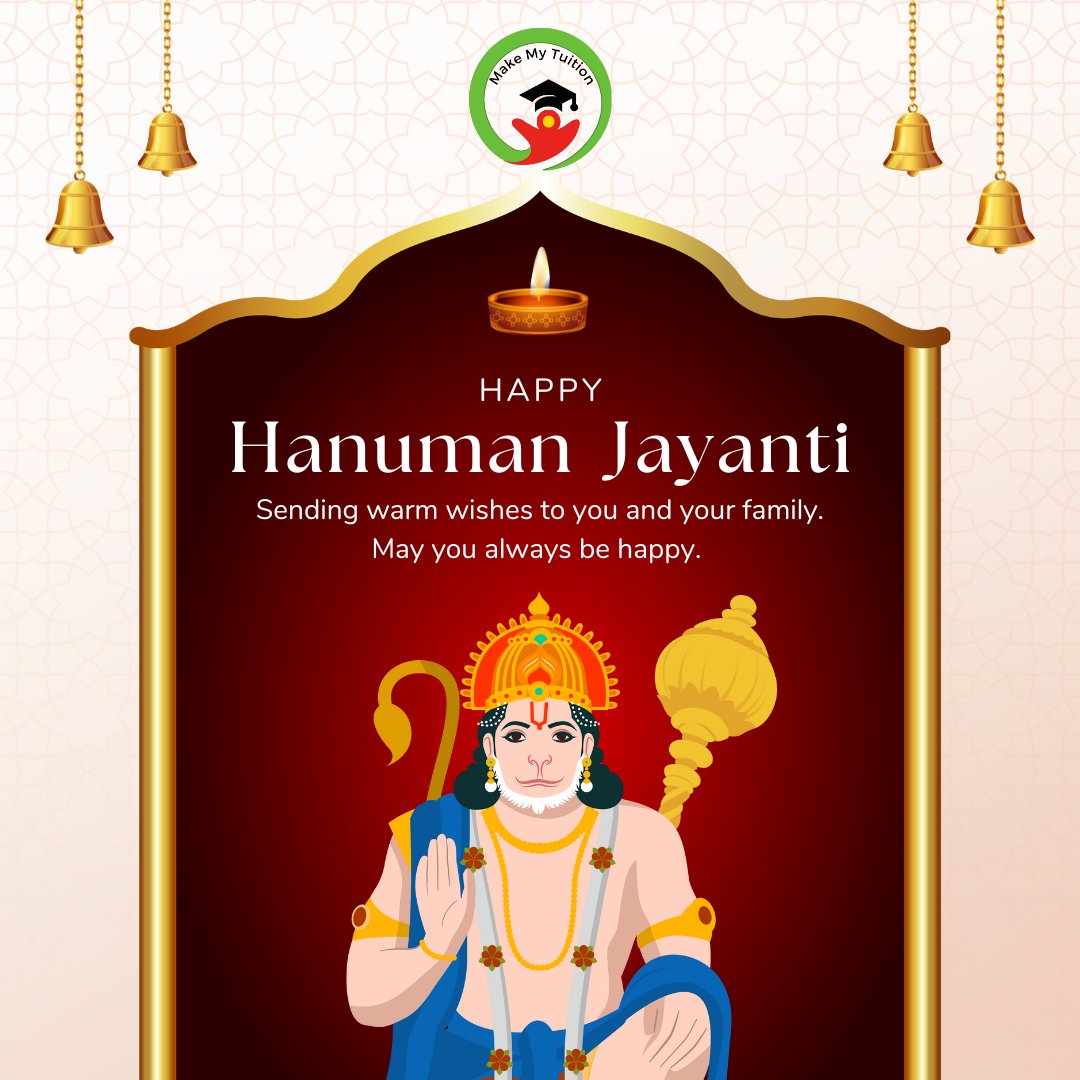 makemytuition's tweet photo. Happy Hanuman Jayanti 🙏🏻
#makemytuition #hometuition #tuitionteacher https://t.co/CDpzQcz0zr