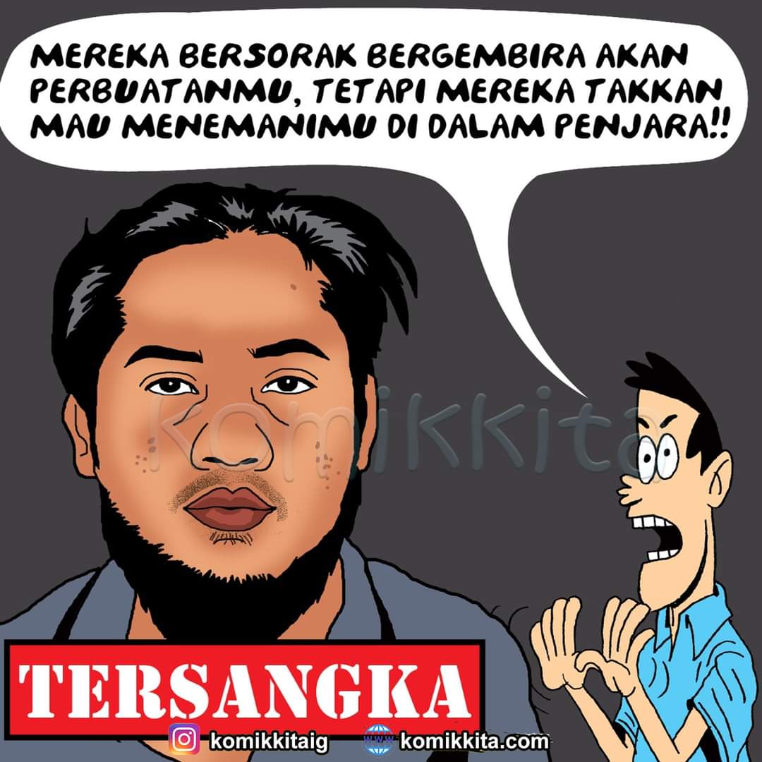 komikkitatweet's tweet photo. nyadar kan ? emang mereka mau menemanimu di bui ? https://t.co/YBoxzCRdY8