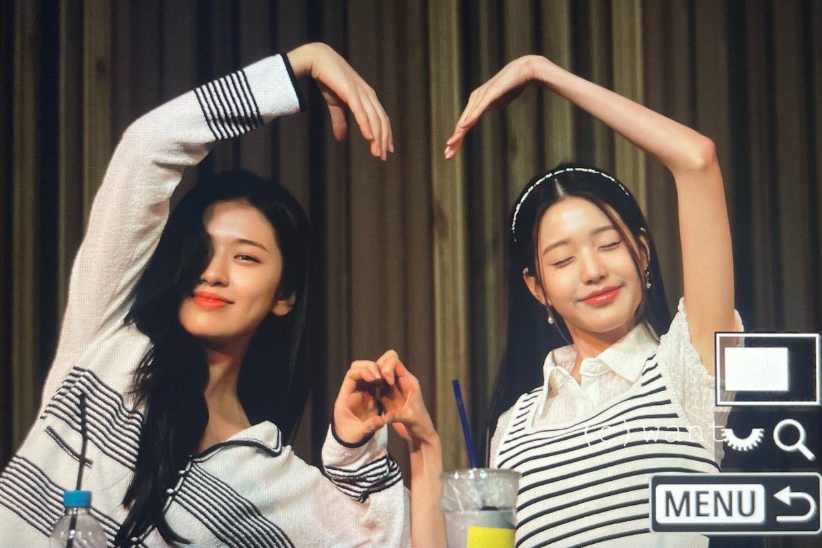 iversatility's tweet photo. oh wonyoung knows how to fight back now https://t.co/83JTMR8NPa