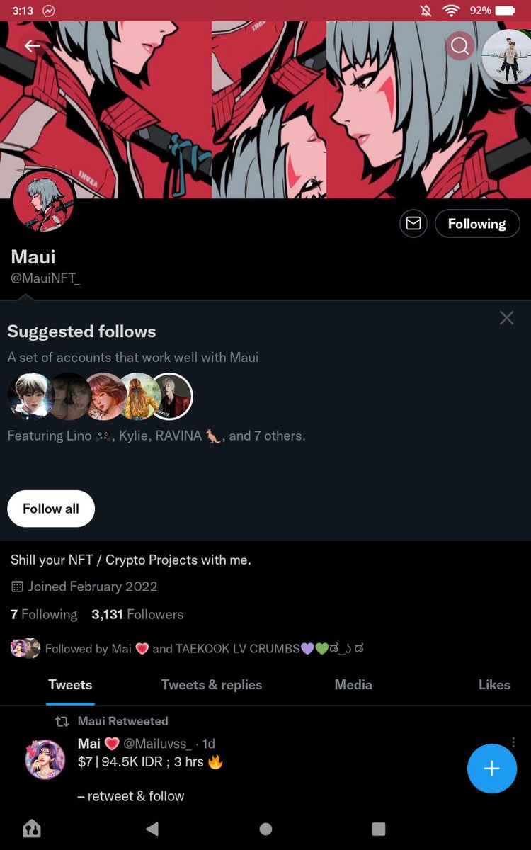 jnvncntrbtr's tweet photo. @Mailuvss_ @MauiNFT_ Done https://t.co/OSOV7DZWAh
