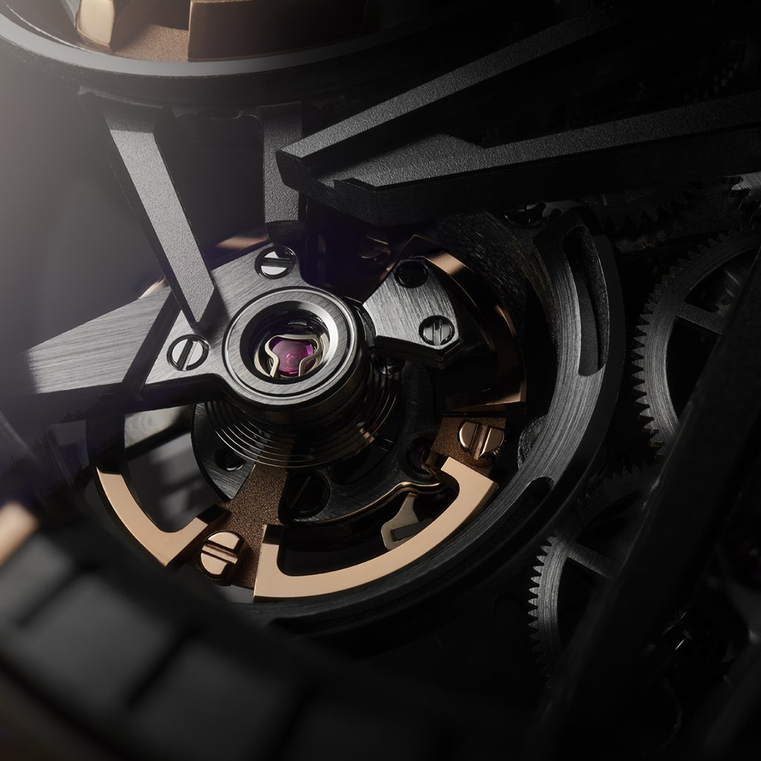 Roger_Dubuis's tweet photo. Performance is pushed to its maximum for the new automatic RD 720SQ calibre. Better efficiency and energy transmission. Better precision. Optimised micro-rotor to minimise vibrations. ⚙️
https://t.co/NrCByol5rr
#RogerDubuis #Excalibur #Monobalancier #NoRulesOurGame https://t.co/3FUoKKeNA9