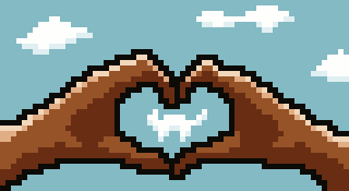 lupercaliana's tweet photo. in love ... 💙

#FirstPersonHands @Pixel_Dailies #pixel_dailies #pixelart #pixels #pixelartist #pixelartwork #heartshaped https://t.co/TZ6lDjPOjY