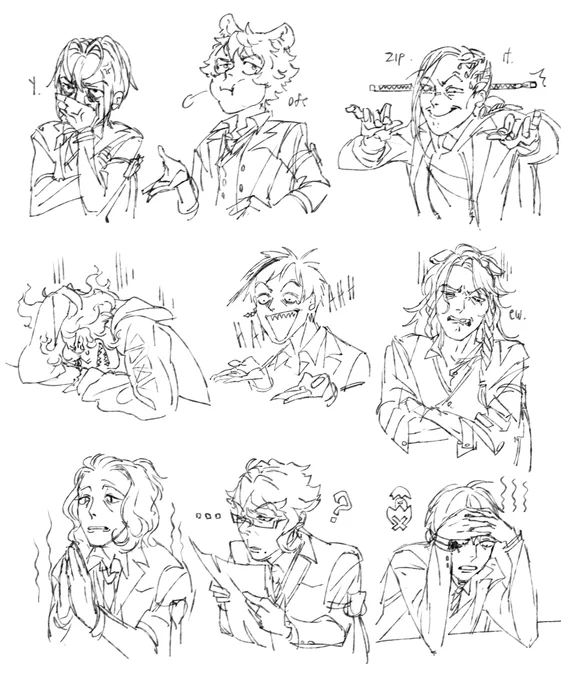 doodle break! expressions from https://t.co/f6fFMClo9n 