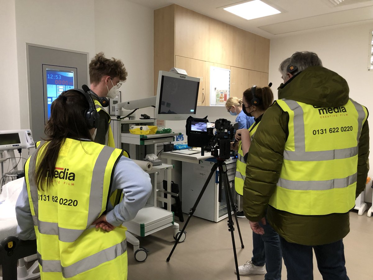 Filming ⁦<a href="/NHS_Lothian/">NHS Lothian</a>⁩ 💙