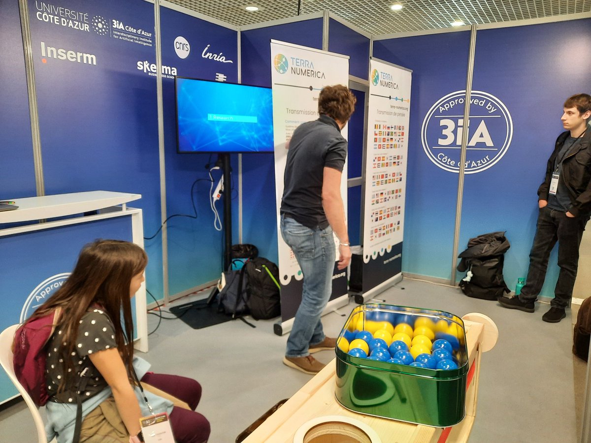 We look forward to seeing you at the #WAICF, booth A16, with @Terra_Numerica. Learning by playing!Artificial intelligence for all!👨‍👩‍👦 Free entrance and access to the conferences 😀
@inria_sophia @CNRS_DR20 @Univ_CotedAzur