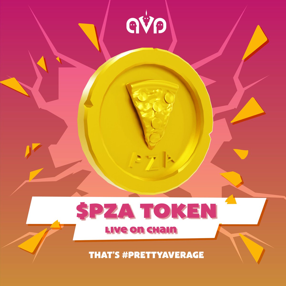 AveragePunksNFT's tweet photo. We know you all love pizza!  We'll save the pineapple/no pineapple debate for another day 😉

But we KNOW you will love your PZA more...

When it's on-chain!   Which it is NOW!

AVP - #PrettyAverage and just getting started.

#NFTs #PZA https://t.co/as7Mjy819R