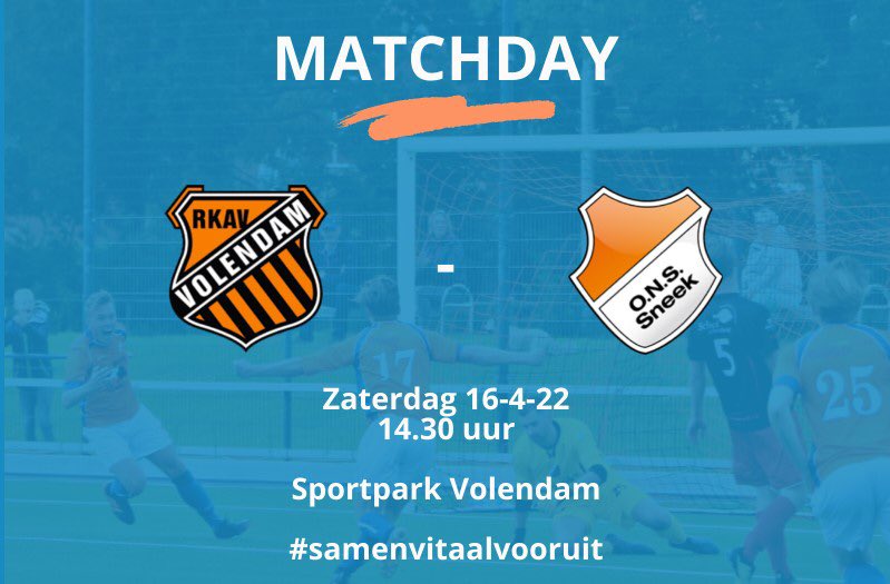 ONSSneek's tweet photo. MATCHDAY! #volons https://t.co/tcJaCg7WC1