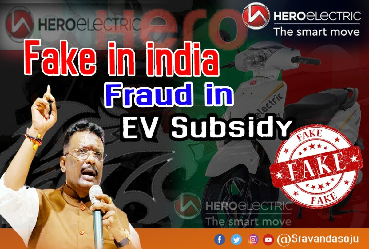USree314's tweet photo. Fake in India killing True Make in India spirits
@Hero_Electric @umasudhir @sardesairajdeep @ravishndtv @MaliniP @rahulkanwal 
#heroelectricscam https://t.co/yANiFvI08q