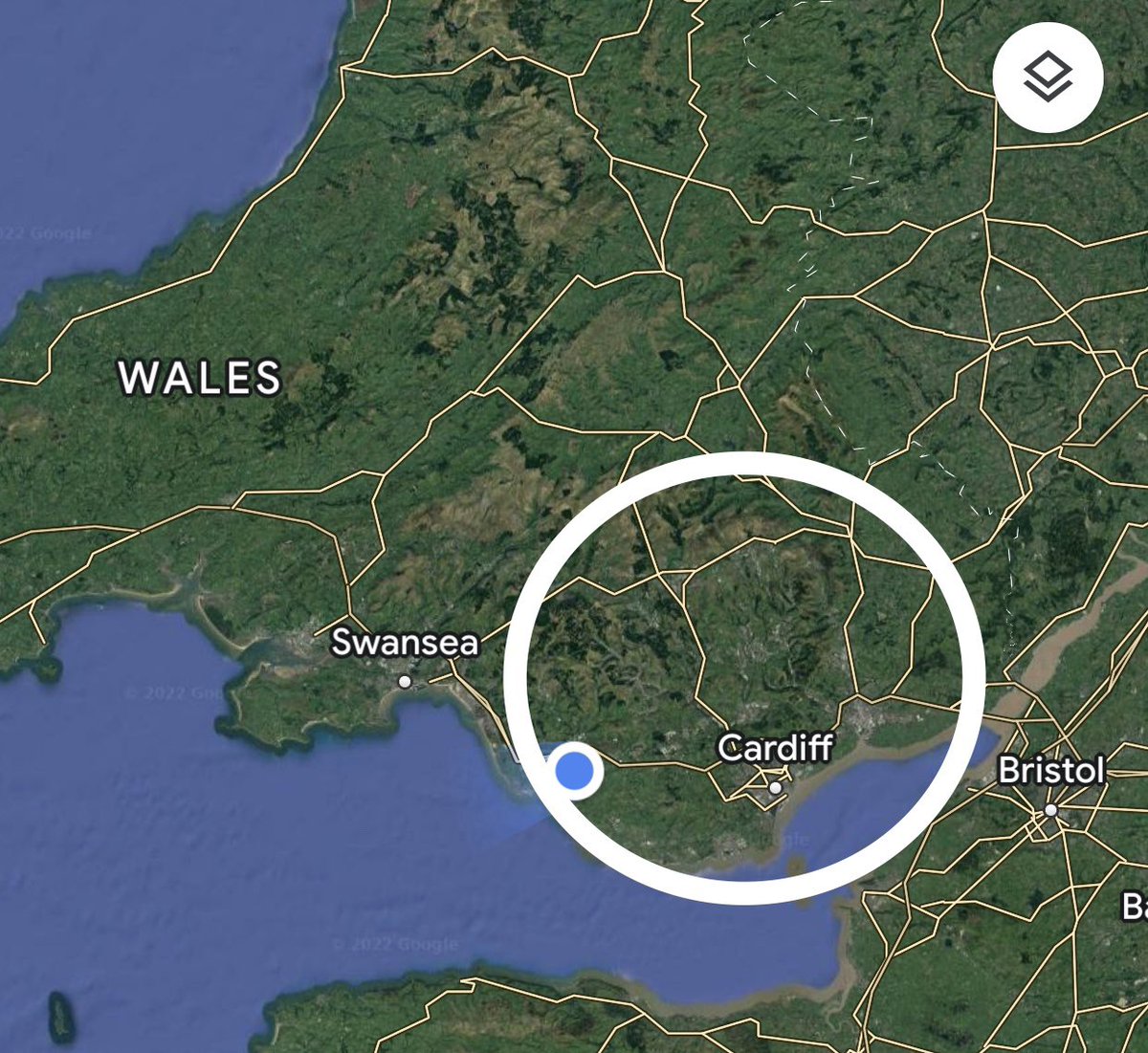 grayomtb's tweet photo. @ajselwood #walesneverfails Andrew. For central #mtbmecca #maxstoke house hunting I’d say you need an abode anywhere in this circle…… https://t.co/bGg1RWhyq5