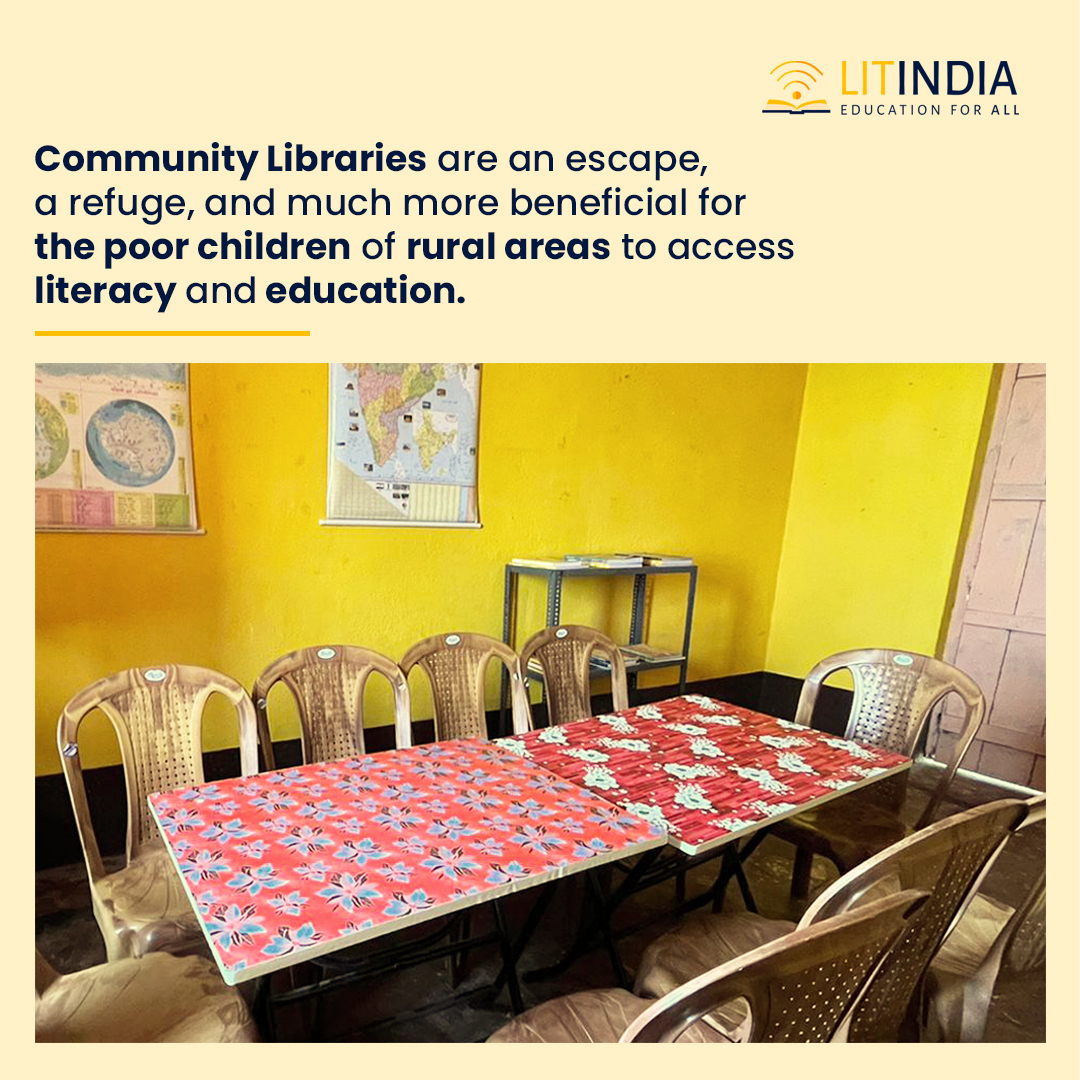 ProjectLitindia's tweet photo. Project Litindia opened its 9th community library at Sahebganj, Jharkhand, in the second week of April 2022.

#ProjectLitindia #CommunityLibrary #Jharkhand #Sahebganj #education #literacy #ruralindia #HumanityWelfareCouncil https://t.co/bEAHK9vpzd