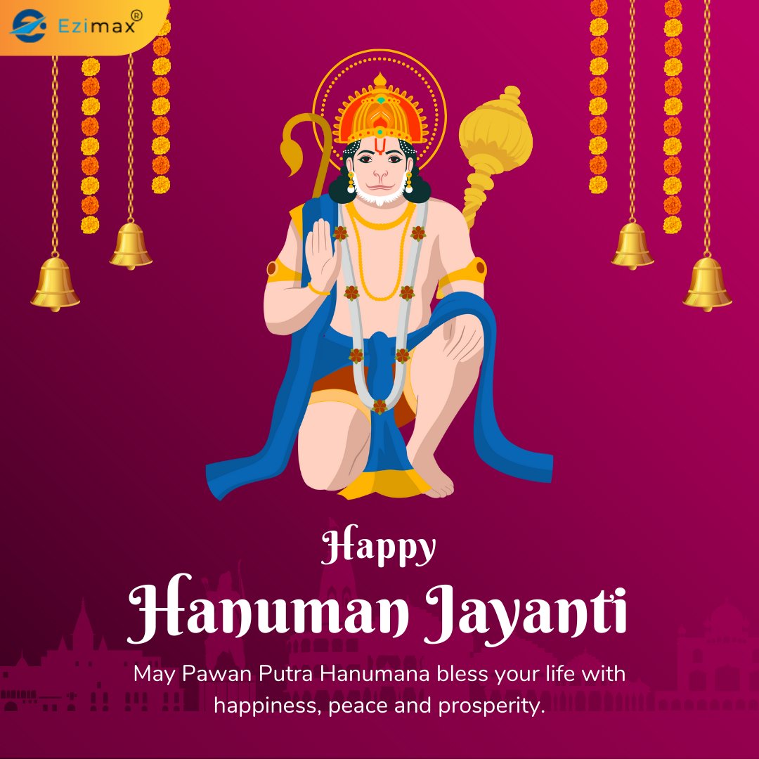 ezimaxtech's tweet photo. We at Ezimax Technologies Wishing You a very happy Hanuman Jayanti. May Lord Hanuman fill your life with abundant happiness.
https://t.co/1wN9c8dVO0
#ezimaxtechnologies #webdevelopment #Digitalmarketing #webdesign #hanumanjayantiwishes https://t.co/anD1Nim6wO