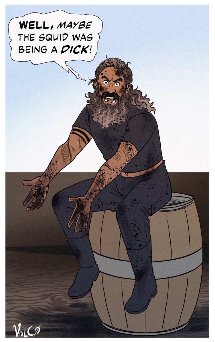 Don't tell me this didn't happen at some point. #ourflagmeansdeath #ourflagmeansdeathfanart